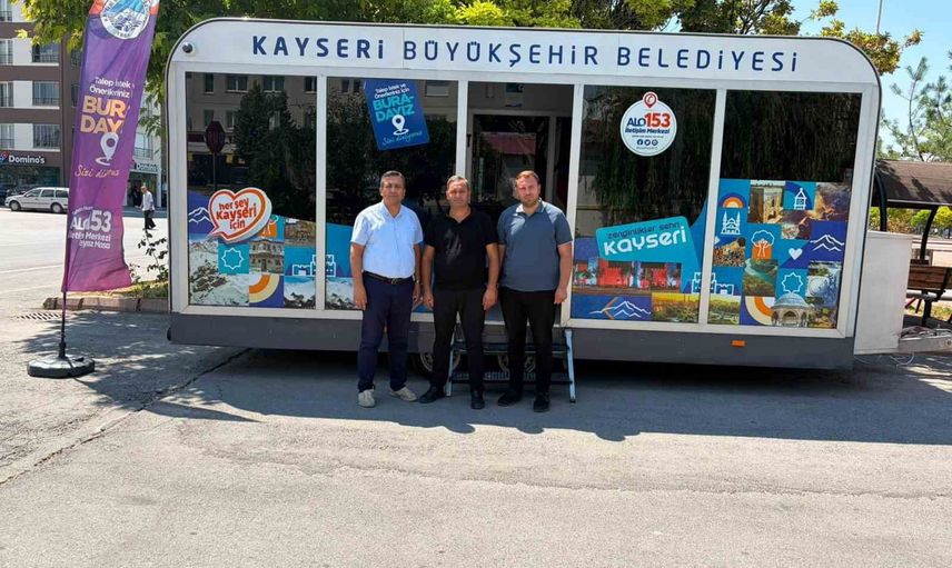 Mobil beyaz masa hizmeti mahallelerde doğrudan çözüm üretiyor