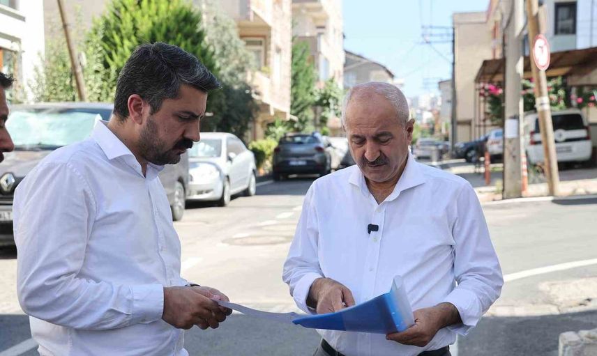 Başkan Büyükgöz sahada inceledi: Cumhuriyet ve Beylikbağı'nda yollar yenileniyor