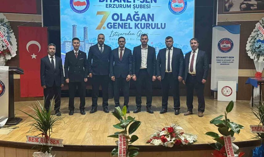 Diyanet-Sen Erzurum şubesi yeni yönetimle istişareyi ön plana aldı