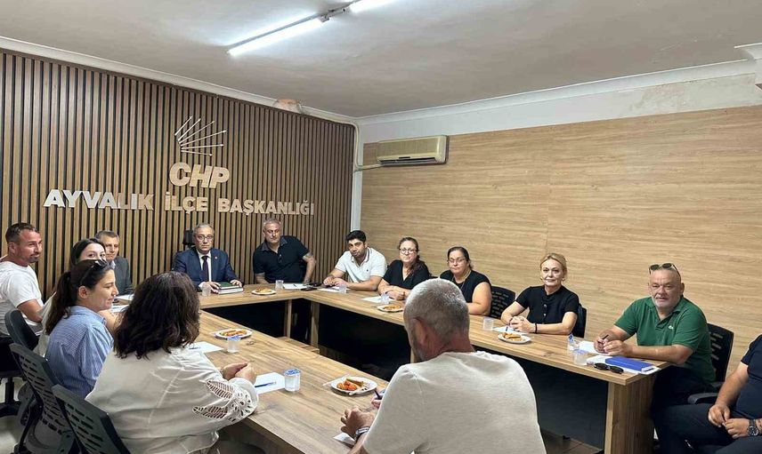 chp ayvalık yeni yönetimle sahaya indi