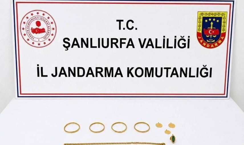 Birecik'te kuyumcuda ziynet eşyalarını bozdurmaya çalışırken suçüstü yakalandı