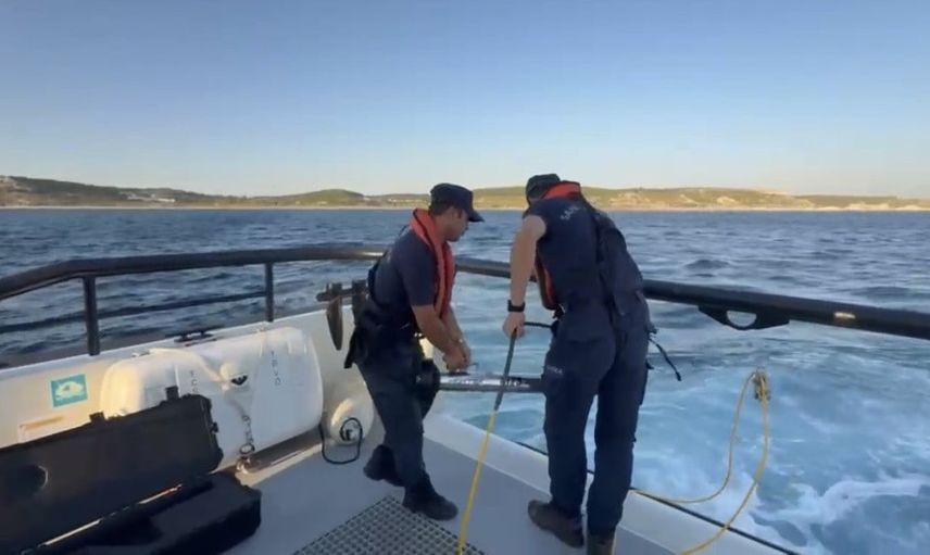 Bozcaada'da Sulubahçe açıklarında kaybolan zıpkıncı için arama sürüyor