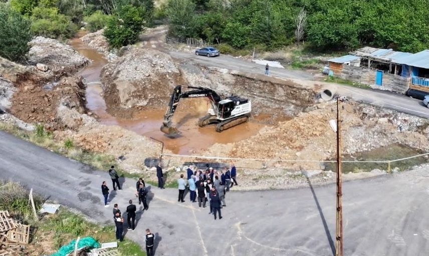 Kadiruşağı'nda sel riskine karşı iki kemer köprü 2027 baharında açılacak