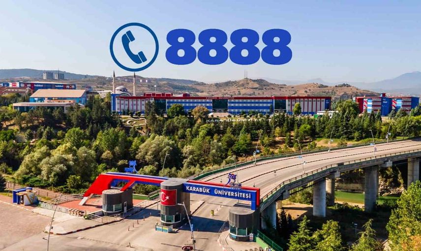 KBÜ'de güvenlik için 8888 çağrı hattı hizmete girdi