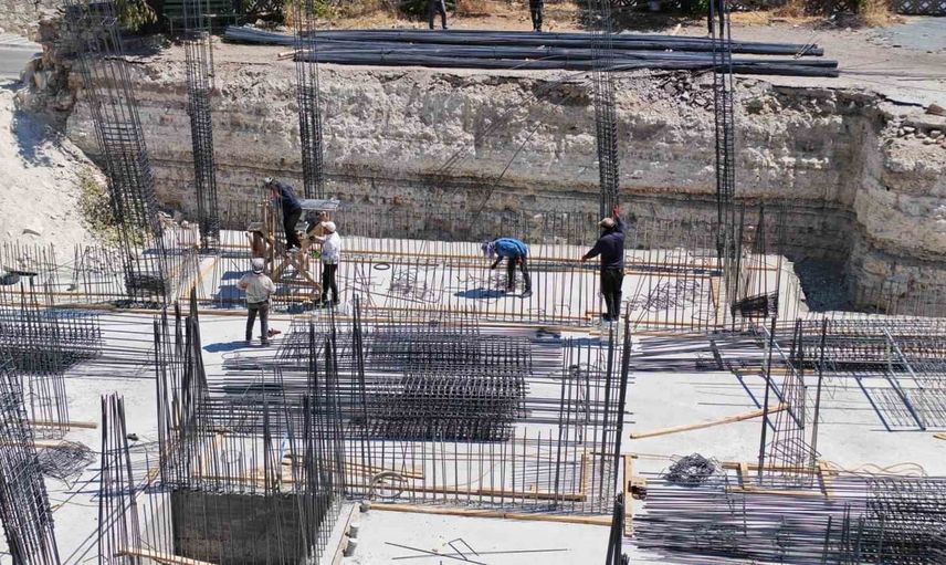 Demirci'de yeni hafızlık merkezi Hacıbaba Fatih'in temeli atıldı