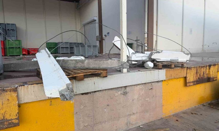 Boyraz OSB’de zarar gören fabrikaları yerinde inceledi