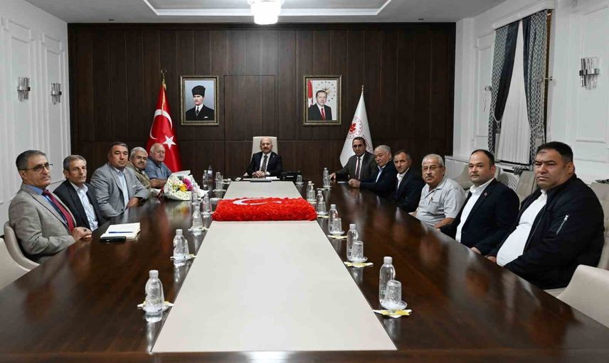 Muhtarların talepleri Aydın valiliğinde değerlendirildi