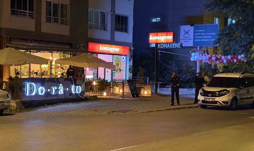 Kafeye sığınan yaralı, Talas'ta 5 şüpheli aranıyor