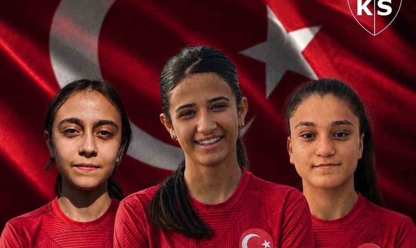 Kayserili üç genç futbolcu ay-yıldızlı formaya bir adım daha yaklaştı