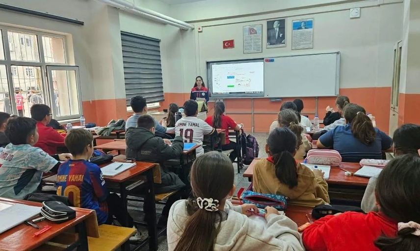 Sinop’ta çocuklara israfı önleme ve bilinçli tüketim eğitimi veriliyor