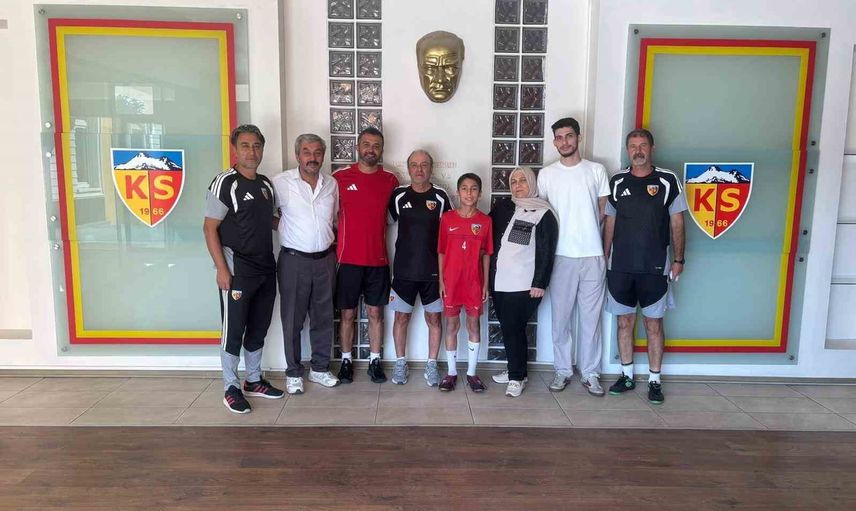 Kayserispor altyapısına genç yetenek: Hacılar Erciyesspor'dan Berat Akbulut
