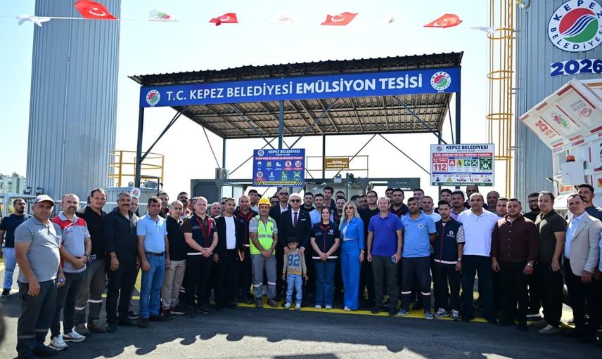 Kepez’e yerli emülsiyon tesisi tasarrufla yol yatırımlarına ivme