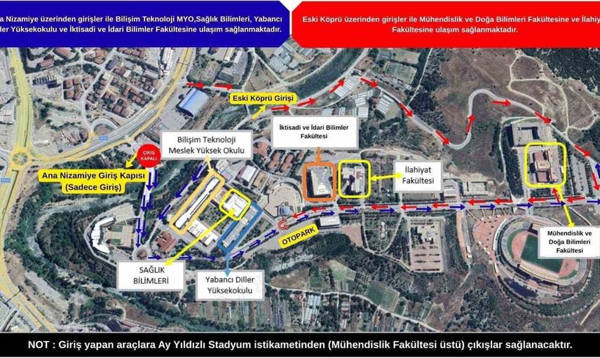 Karabük’te KPSS günü için özel trafik düzenlemesi ve güzergah uyarısı