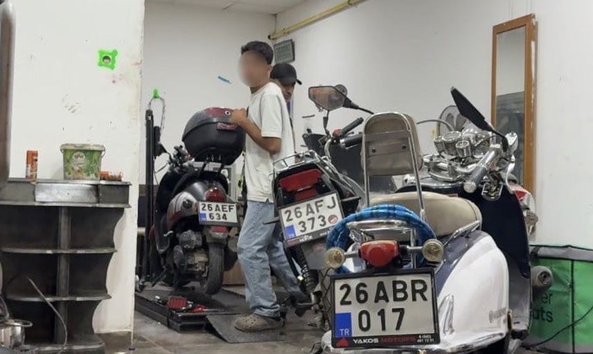 Tamirhanede bırakılan motosikletle tura çıkan çalışan 265 bin 662 lira ceza aldı