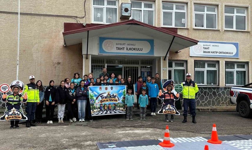 Köy okulunda trafik bilinci için yeni adım: 'Trafikte Ben de Varım' başladı