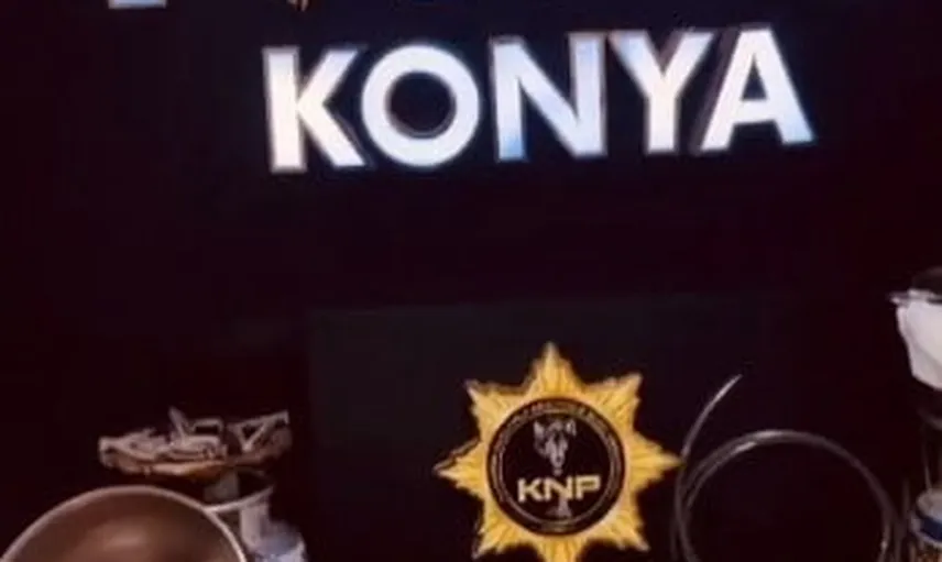 Konya'da evde metamfetamin üretimi: 9 kilo 217 gram ele geçirildi