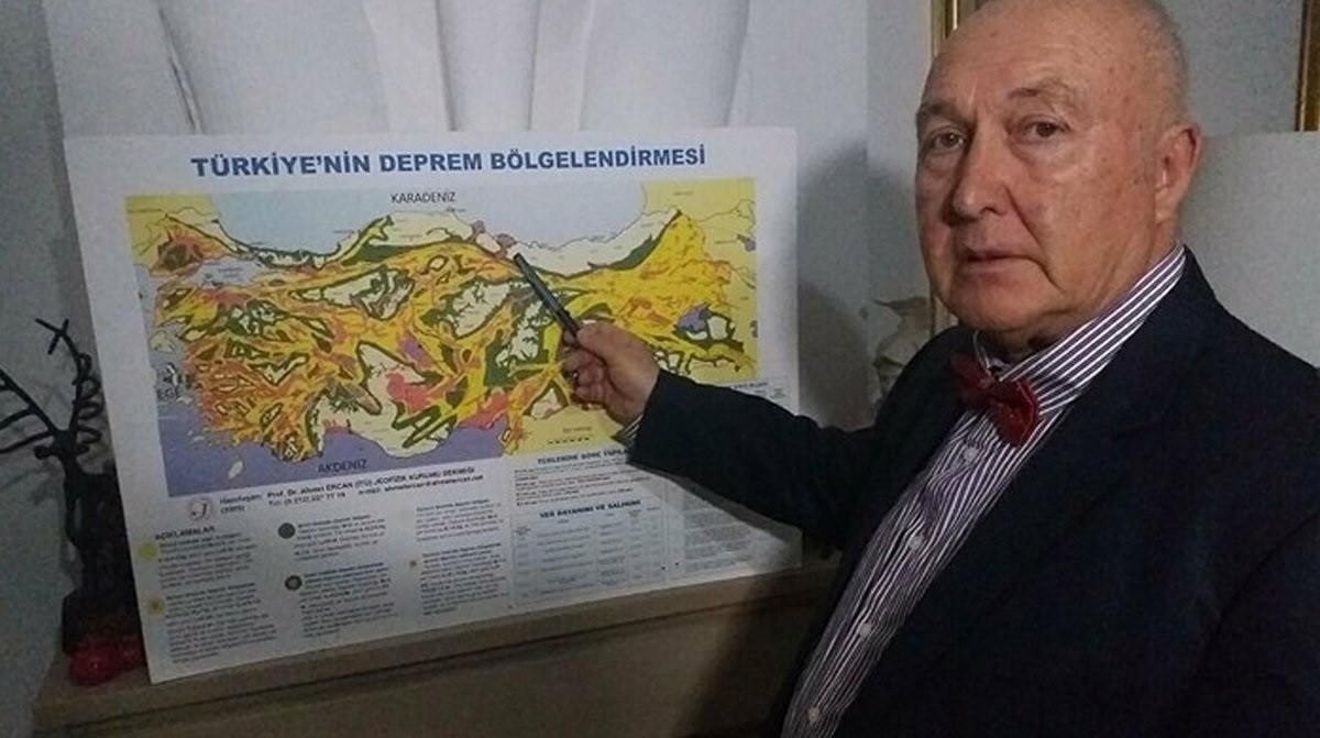 Prof. Dr. Ahmet Ercan büyük bir deprem beklenen illeri açıkladı