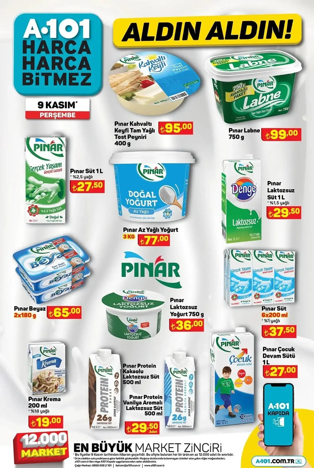 9 Kasım 2023 A101 Güncel Ürün Kataloğu