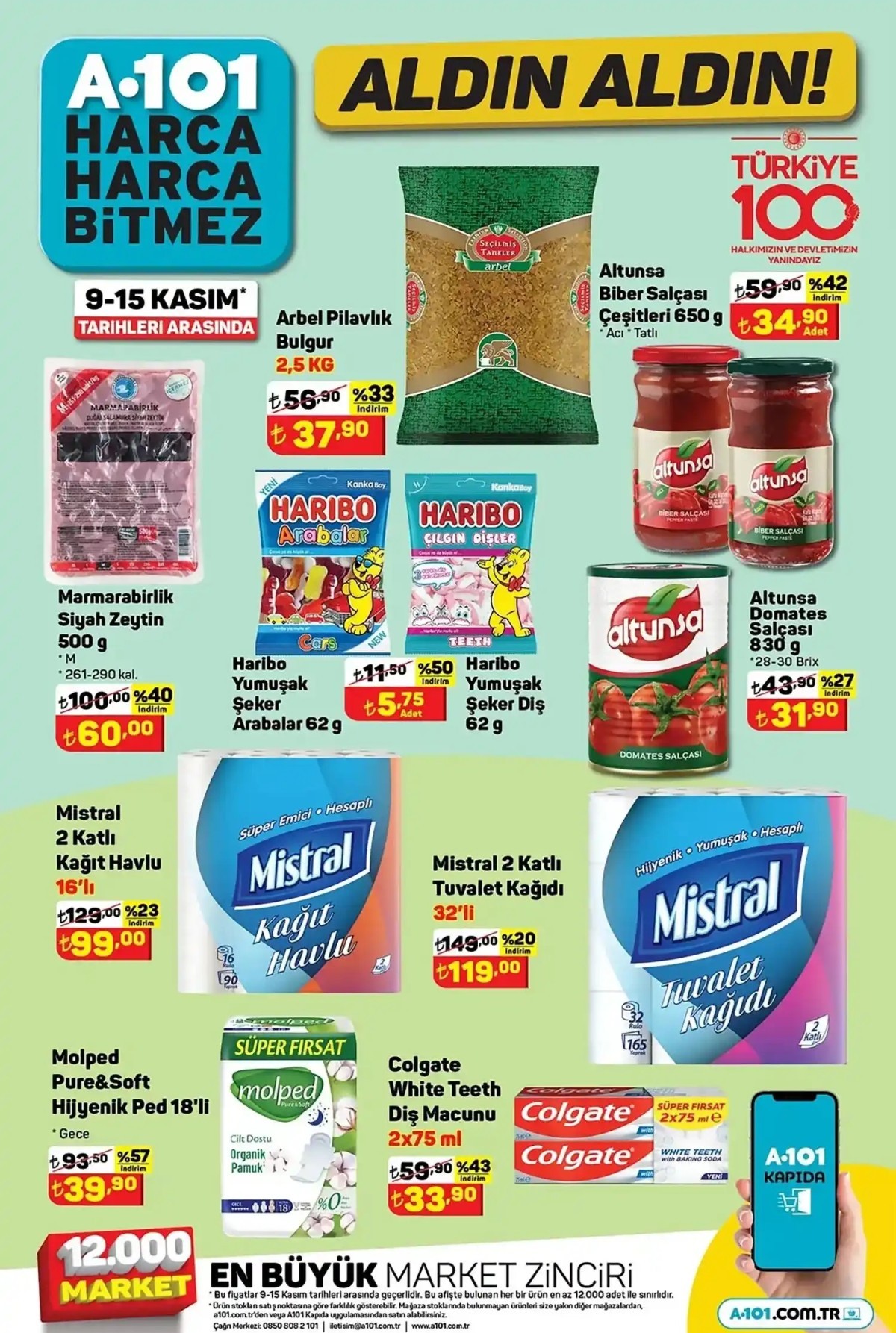 9 Kasım 2023 A101 Güncel Ürün Kataloğu