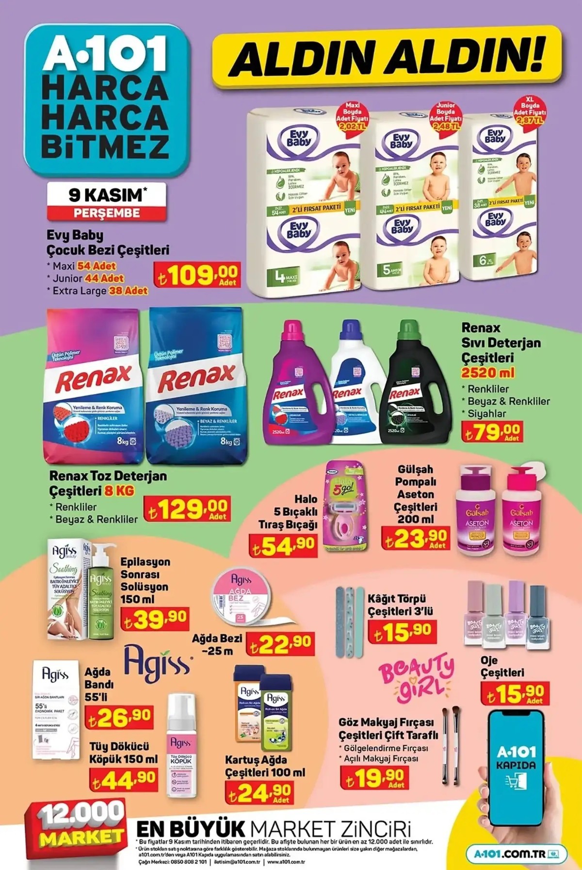 9 Kasım 2023 A101 Güncel Ürün Kataloğu