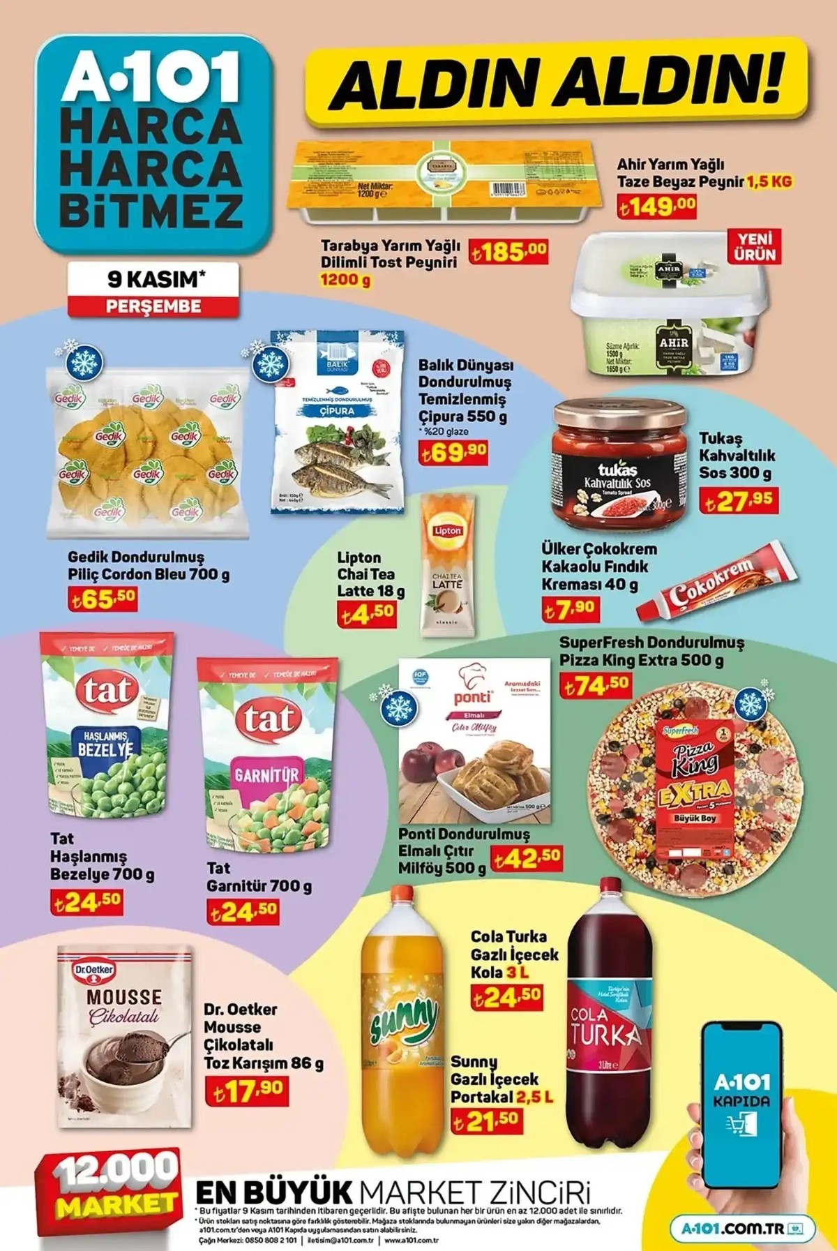 9 Kasım 2023 A101 Güncel Ürün Kataloğu