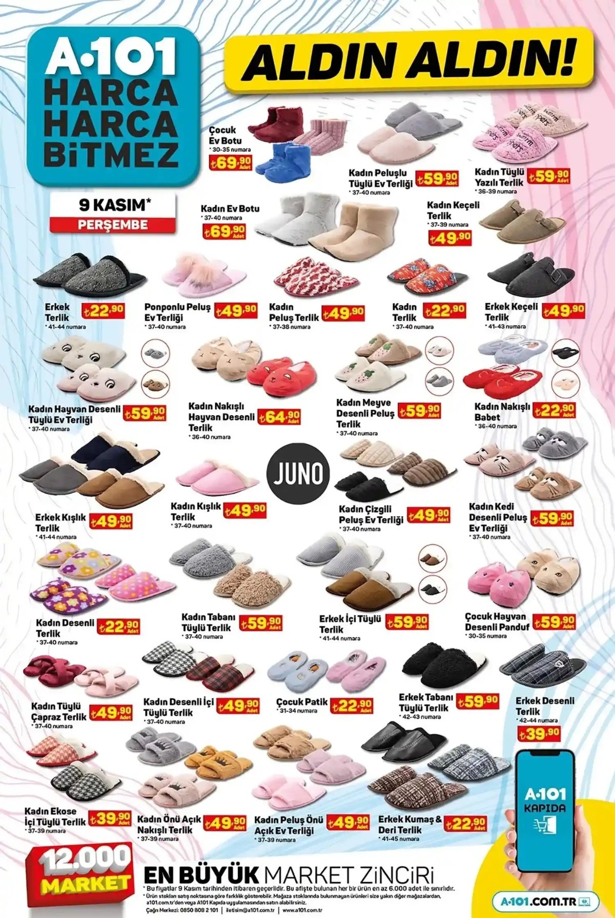 9 Kasım 2023 A101 Güncel Ürün Kataloğu
