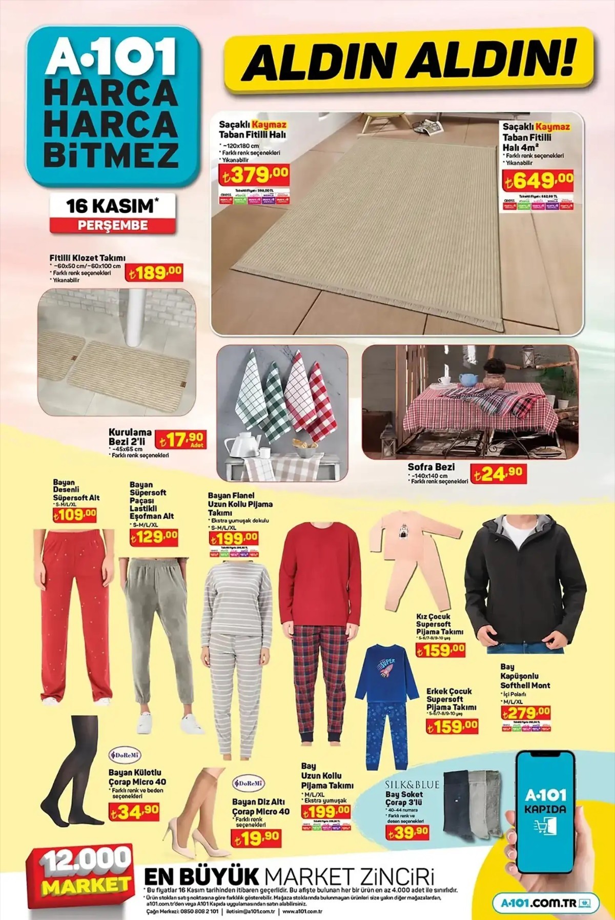 A101 16 Kasım 2023 Aktüel Ürünler Kataloğu