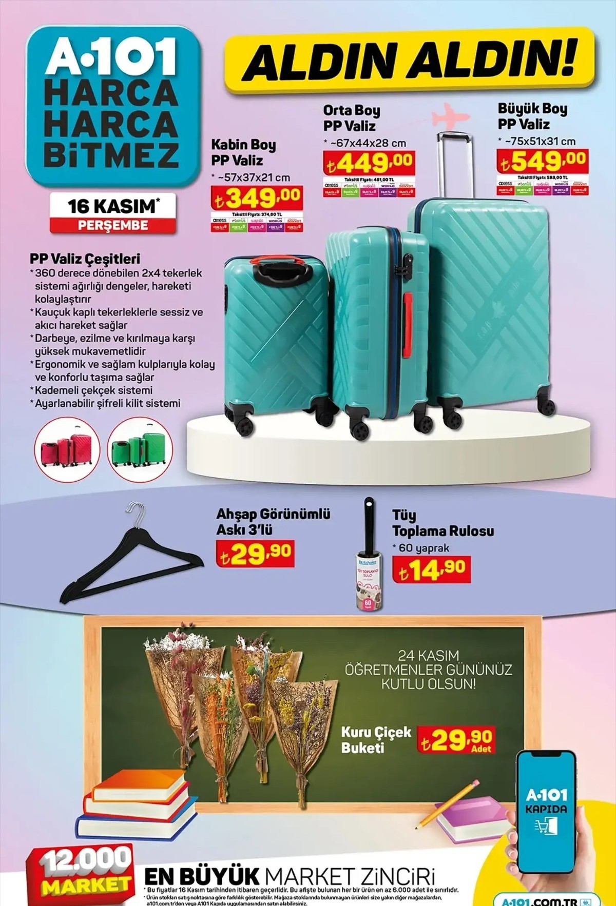 A101 16 Kasım 2023 Aktüel Ürünler Kataloğu