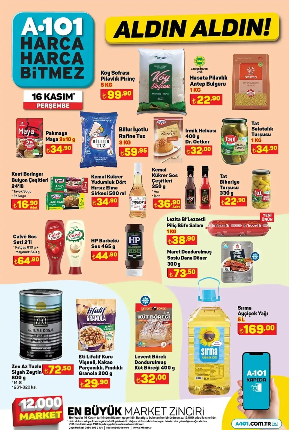 A101 16 Kasım 2023 Aktüel Ürünler Kataloğu