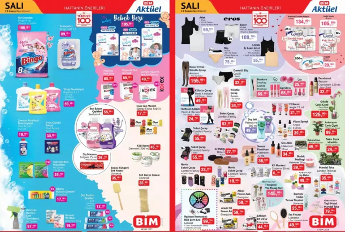 bim 21 kasım indirimli ürünler