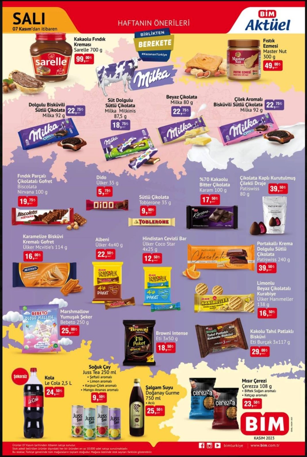 BİM 7 Kasım Salı kataloğu