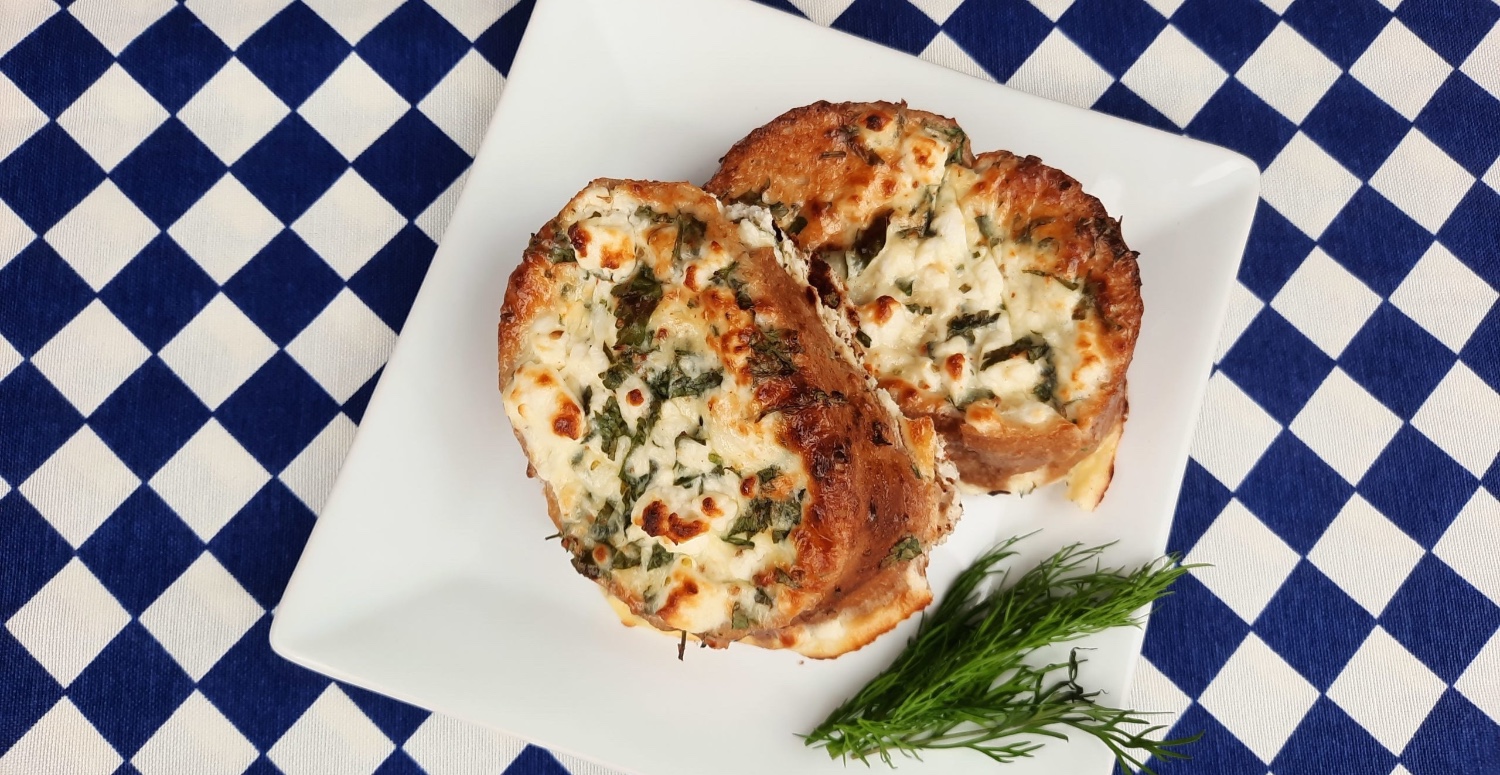 FIRINDA YUMURTALI EKMEK