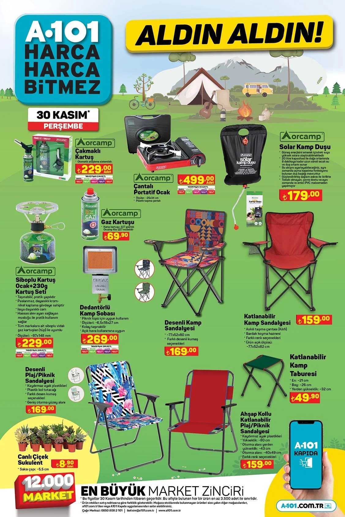 A101 30 Kasım Aldın Aldın Kataloğu. Scooter'dan ev aletlerine kadar bir çok ürün indirime giriyor!