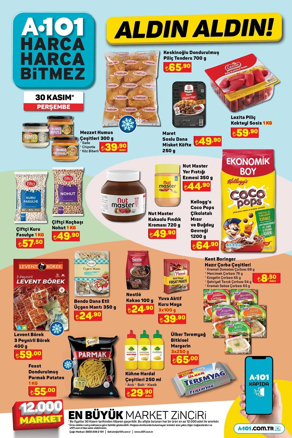A101 30 Kasım Aldın Aldın Kataloğu. Scooter'dan ev aletlerine kadar bir çok ürün indirime giriyor!