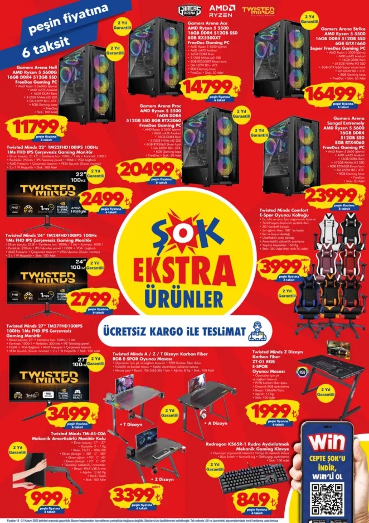 ŞOK 15 Kasım - 21 Kasım İndirimli Ürünler Kataloğu