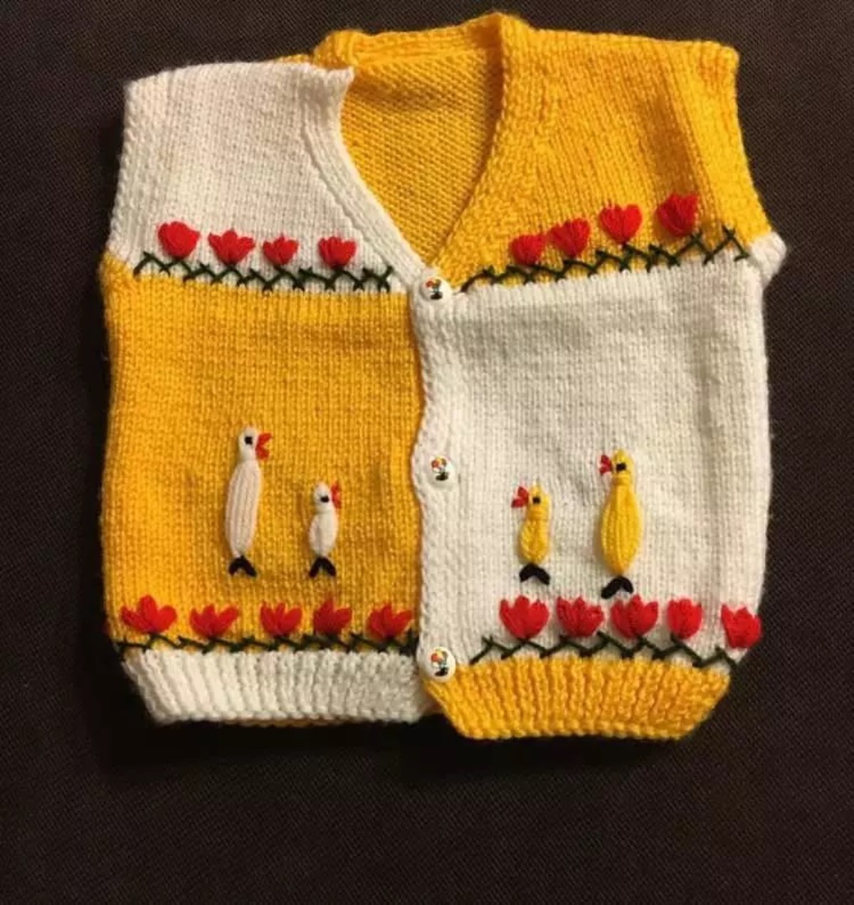 en farklı ve kolay 2023 trendi bebek yeleği modelleri