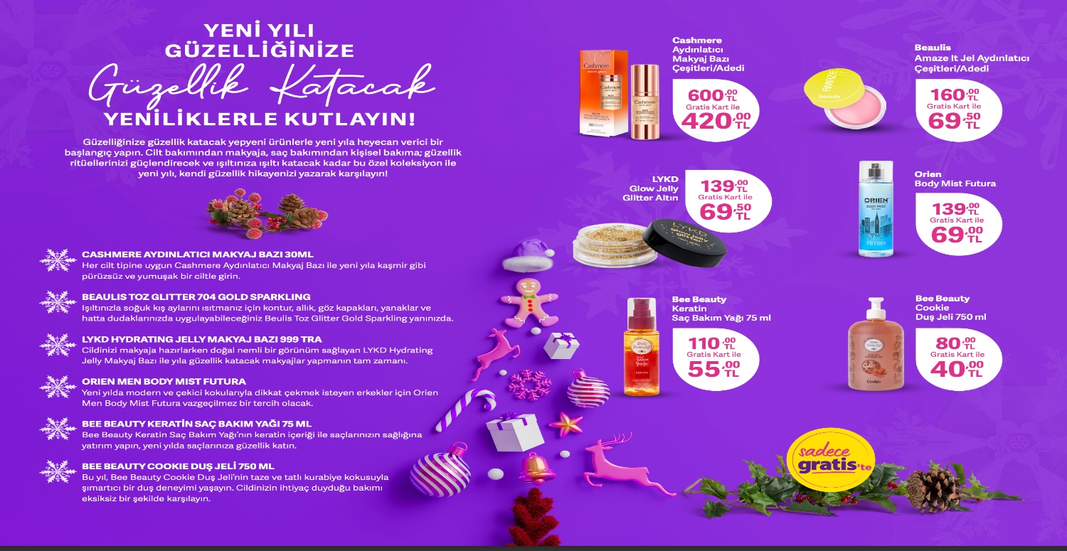 GRATİS 1 ARALIK - 1 OCAK KATALOGU