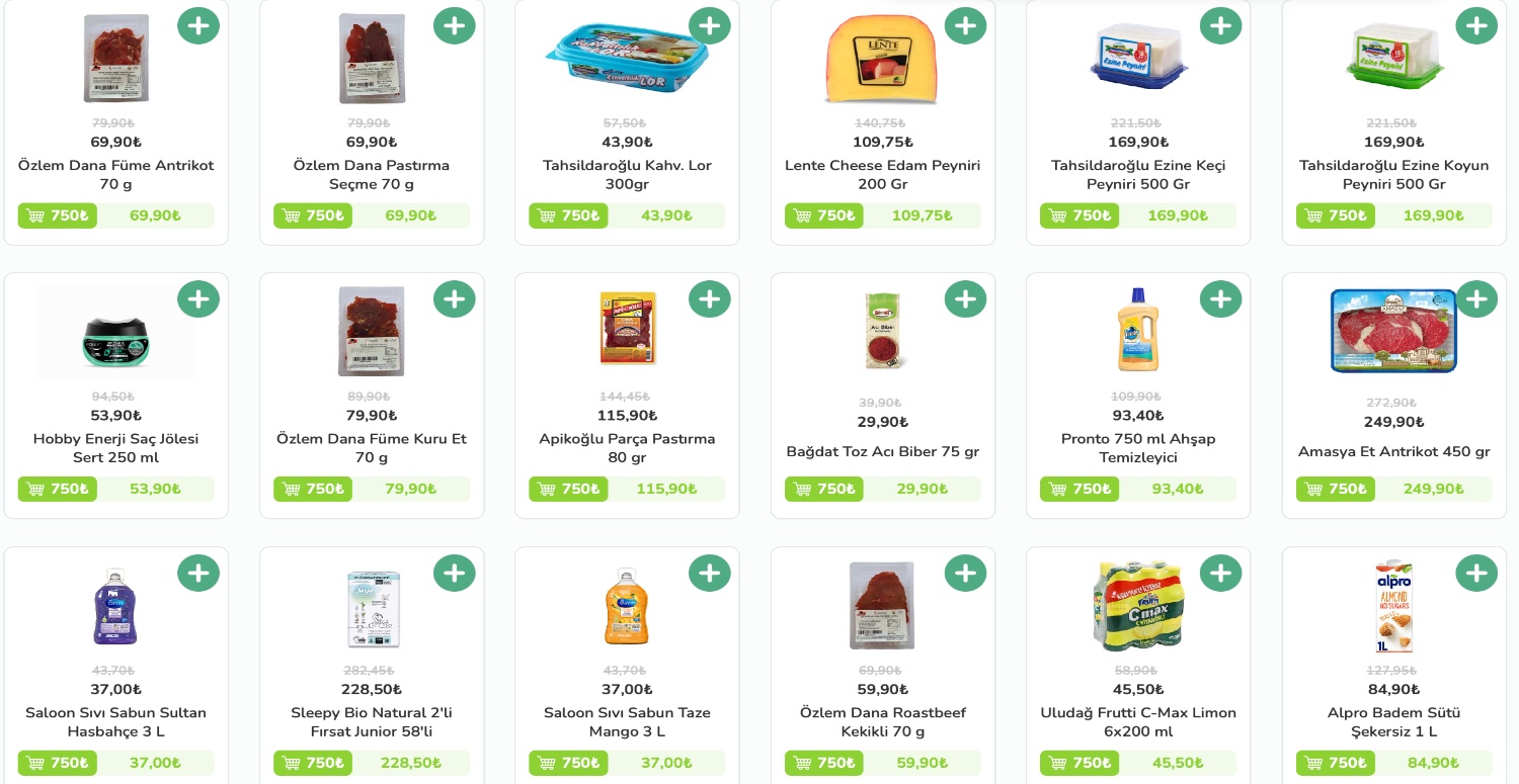 KAŞAR PEYNİR, BEYAZ PEYNİR, TUVALET KAĞIDI, KASAP KÖFTE: HEPSİ YOK FIYATINA SATIŞTA!