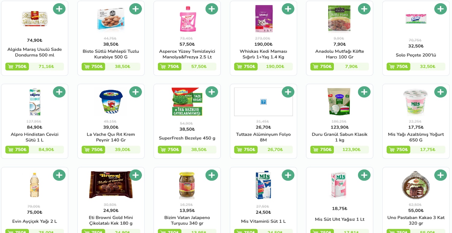 KAŞAR PEYNİR, BEYAZ PEYNİR, TUVALET KAĞIDI, KASAP KÖFTE: HEPSİ YOK FIYATINA SATIŞTA!