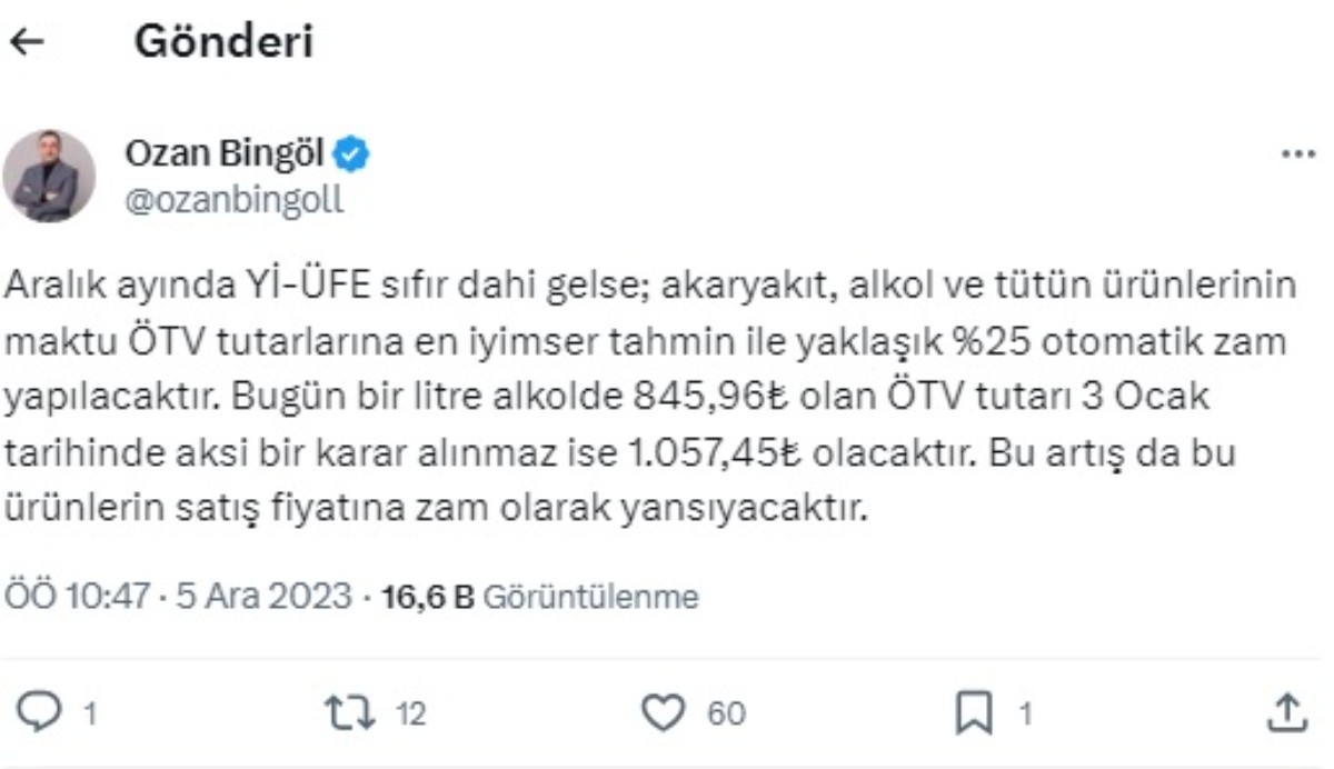 Vergi uzmanı Ozan Bingöl