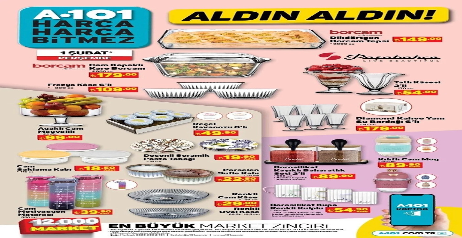 A101 1 7 Şubat 2024 aktüel kataloğu