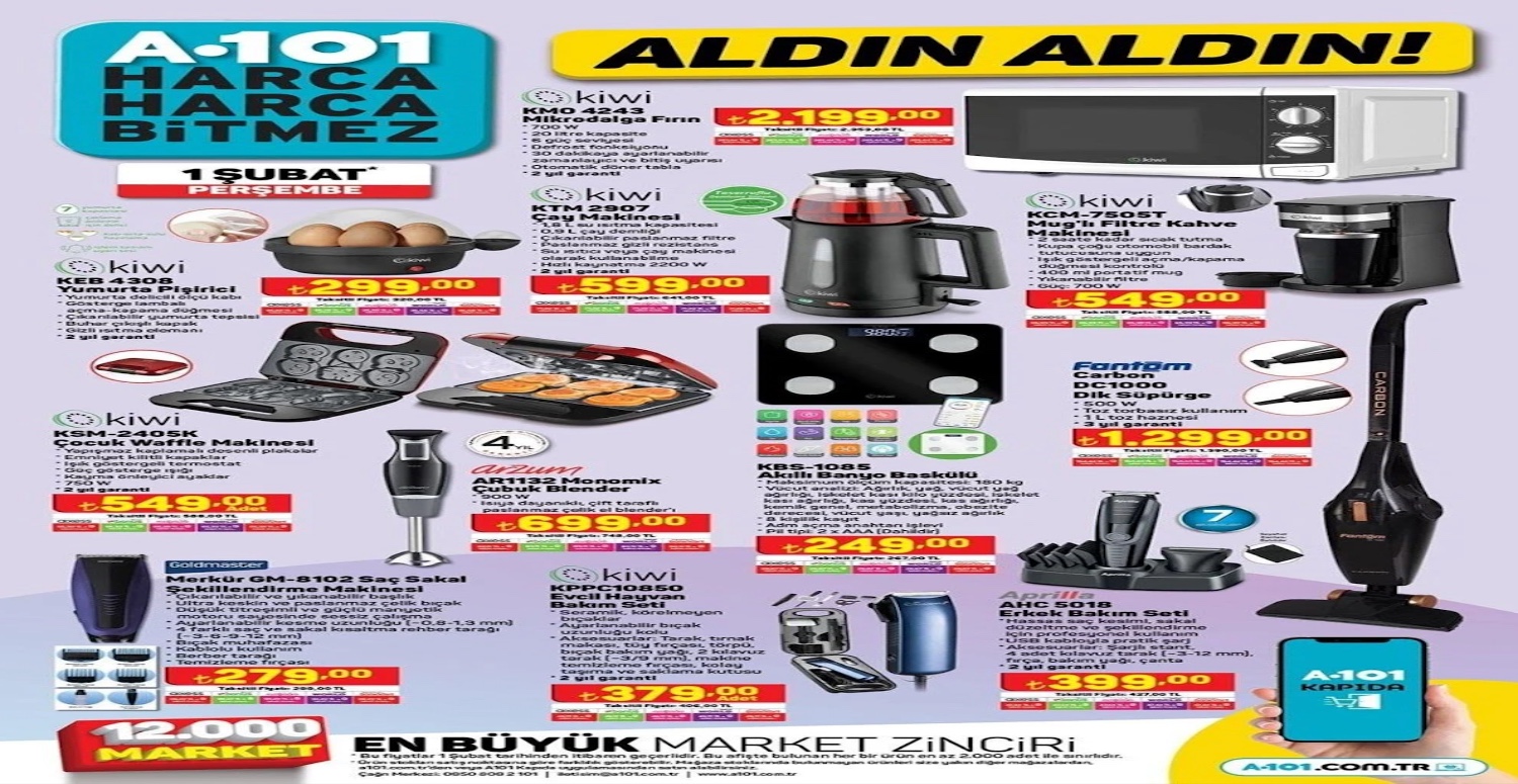 A101 1 7 Şubat 2024 aktüel kataloğu