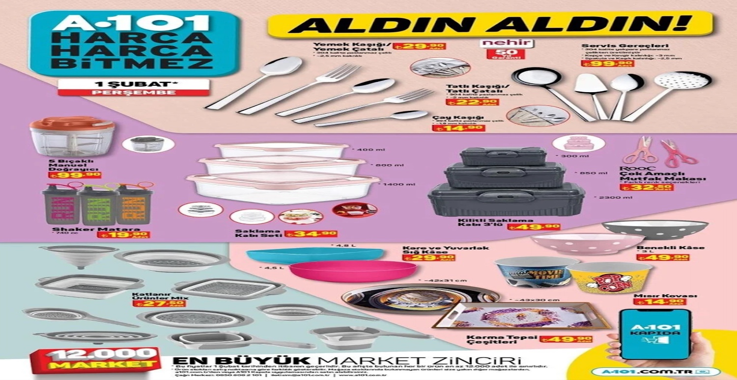A101 1 7 Şubat 2024 aktüel kataloğu