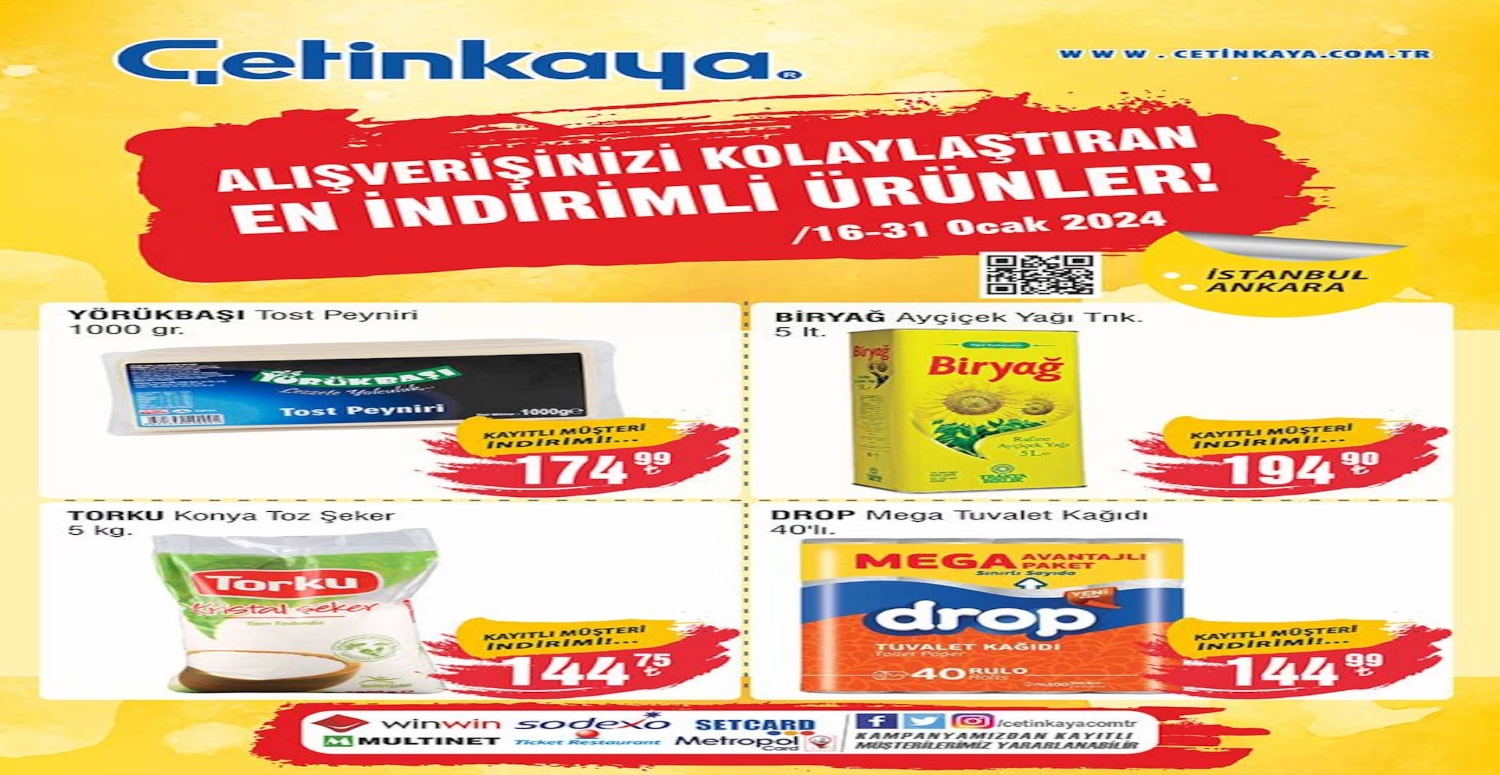 Beş litrelik teneke yağ 194 TL’ye, tuvalet kağıdı 144 TL’ye düşüyor! O market duyurdu