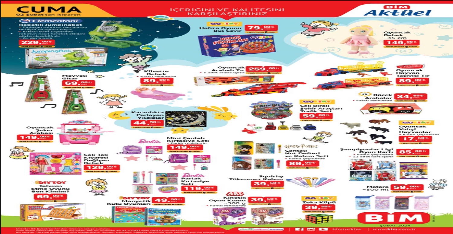 Bim 2 8 Şubat aktüel katalogu