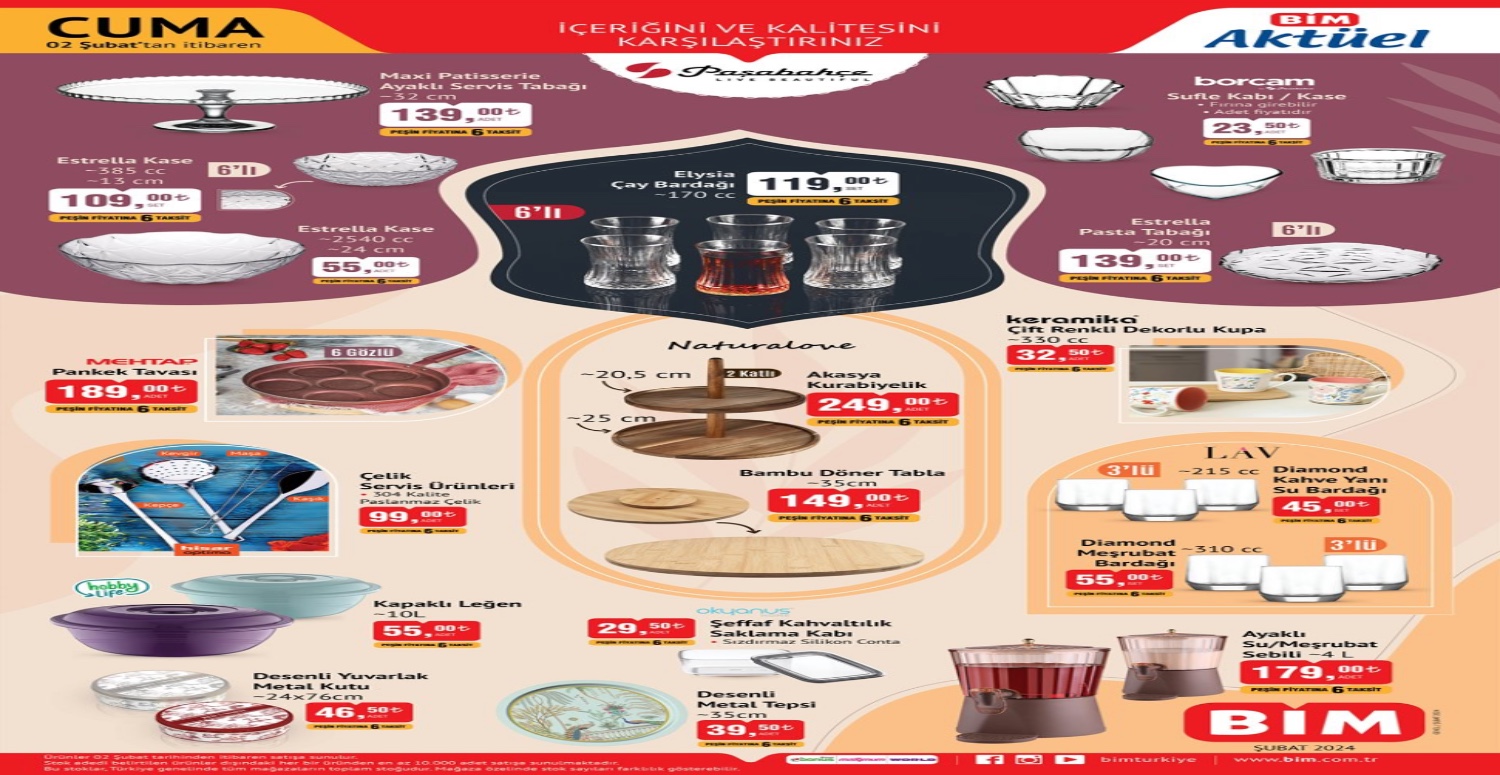 Bim 2 8 Şubat aktüel katalogu