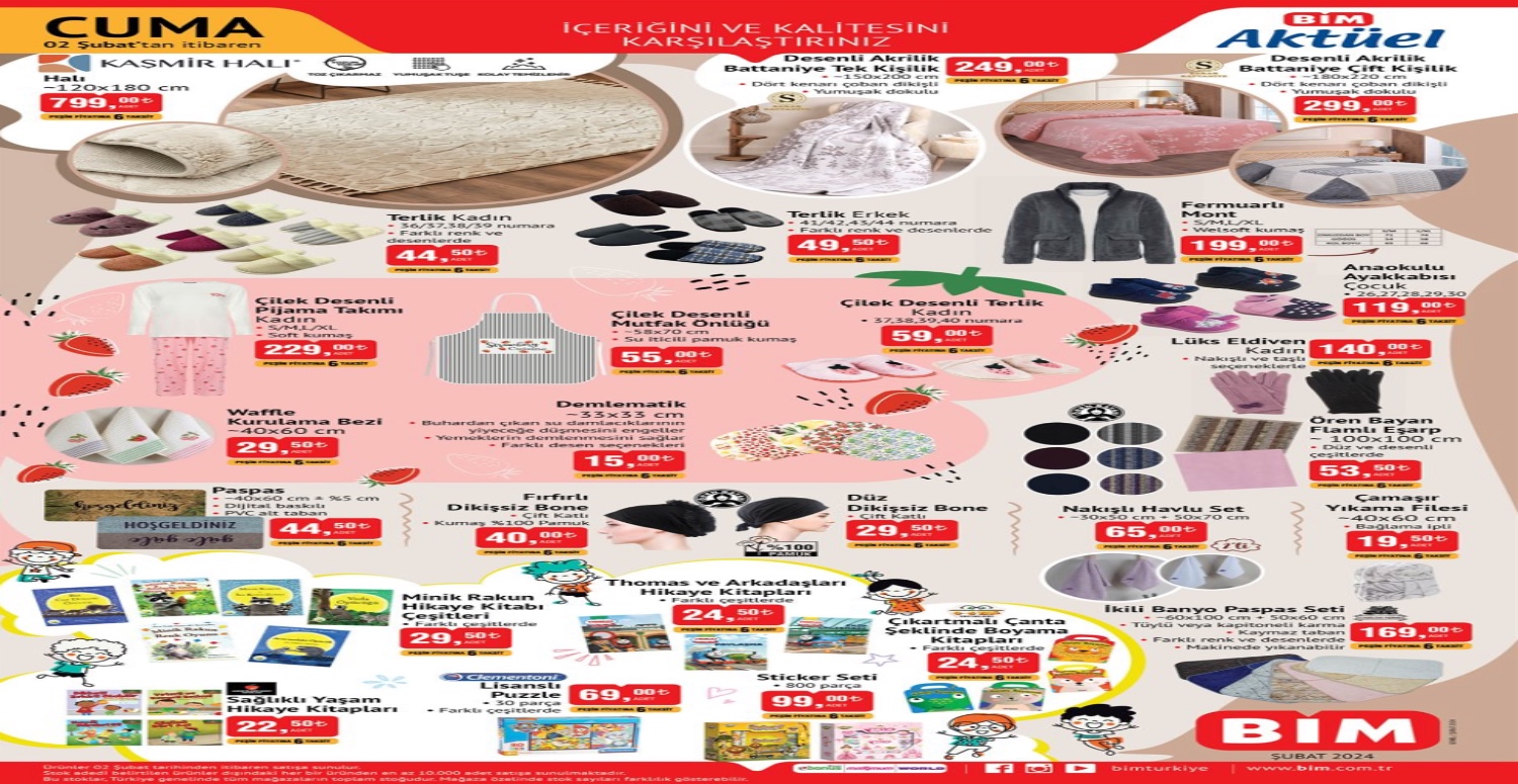 Bim 2 8 Şubat aktüel katalogu