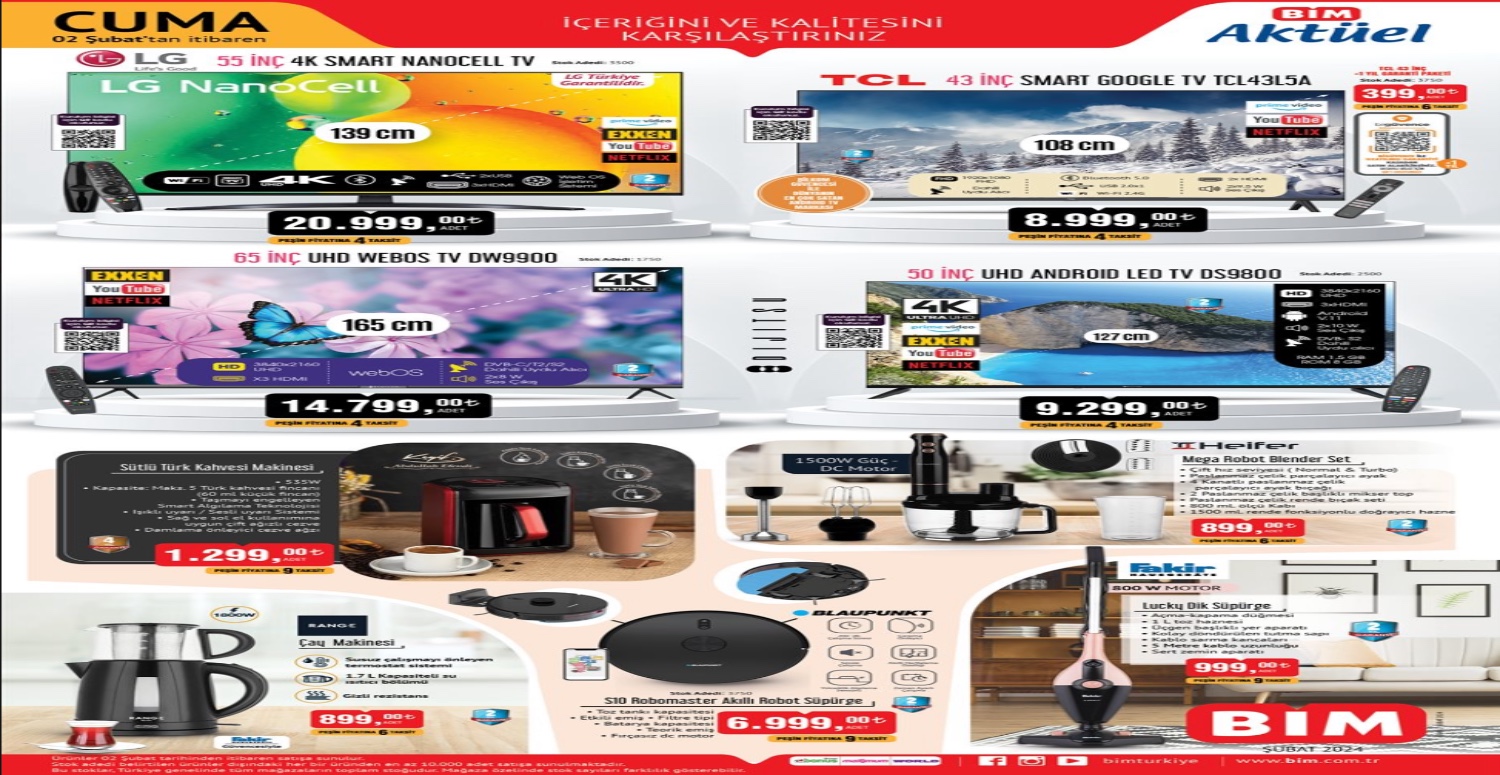 Bim 2 8 Şubat aktüel katalogu