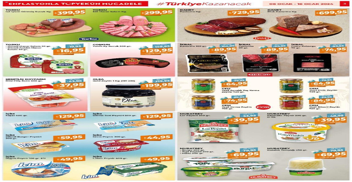 Çağrı marketler 6 16 Ocak 2024 aktüel katalogu