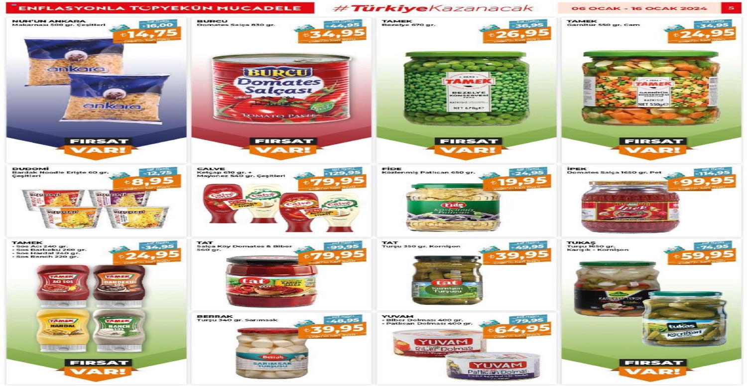 Çağrı marketler 6 16 Ocak 2024 aktüel katalogu